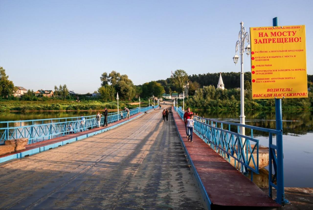 Клязьминский понтонный мост