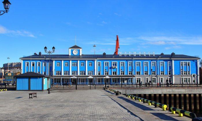 Строительство Мурманского морского вокзала