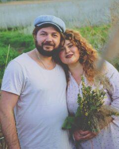 Фотография Юлии Мотлук с мужем.